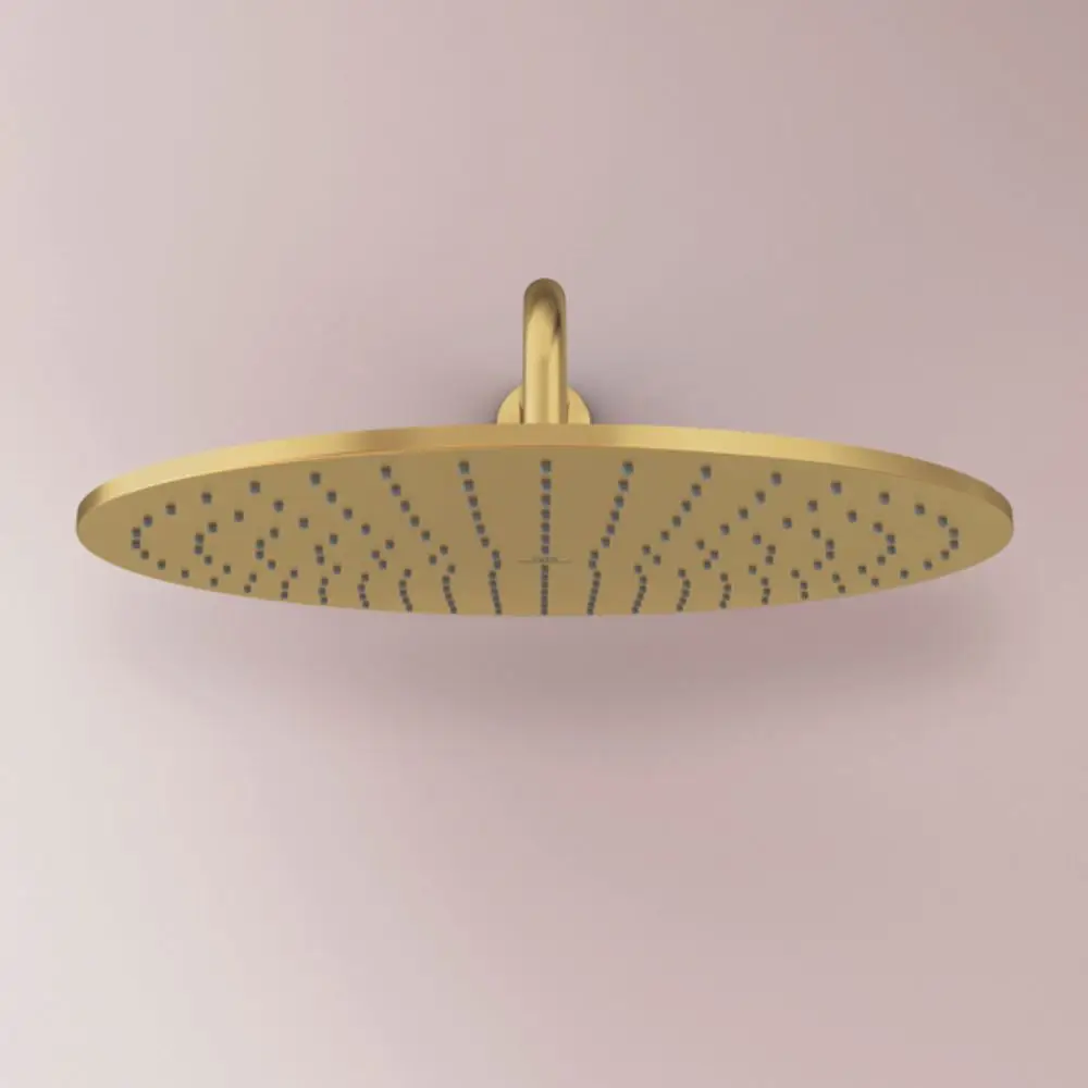 IS-Wandanschluss-Idealrain-400mm-Brushed-Gold-B9445A2 gallery number 5